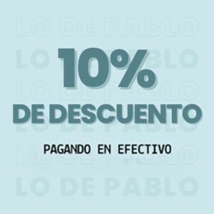 Post de Instagram Descuento Simple Celeste Blanco - 1